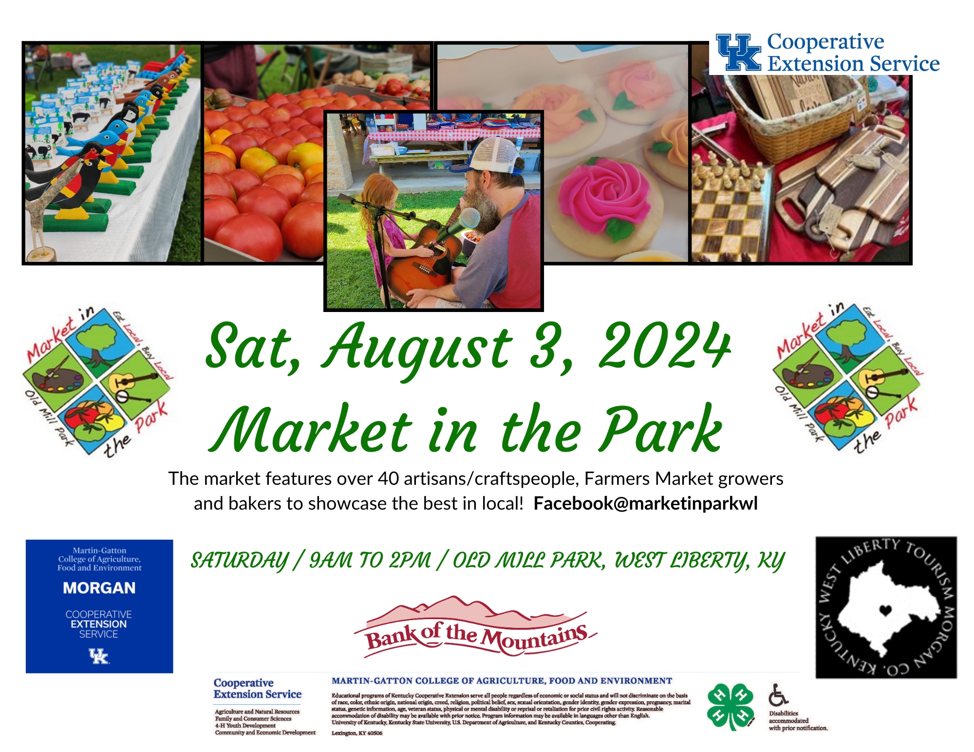 Market in the Park flyer