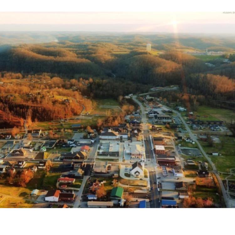  over view of City of West Liberty, KY