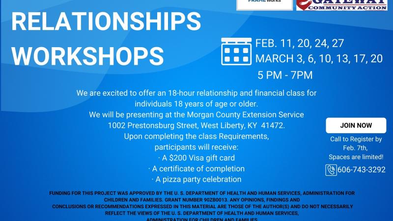 Healthy Relationships workshop flyer