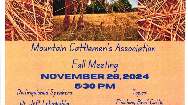 Mountain Cattlemen's Association Fall Meeting