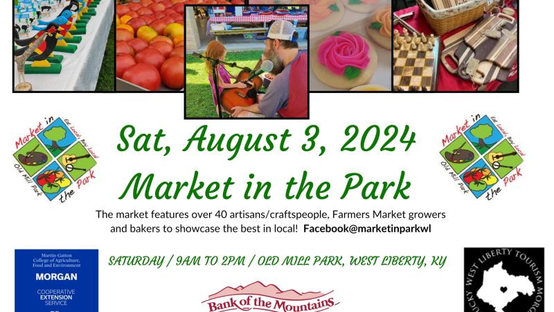 Market in the Park flyer